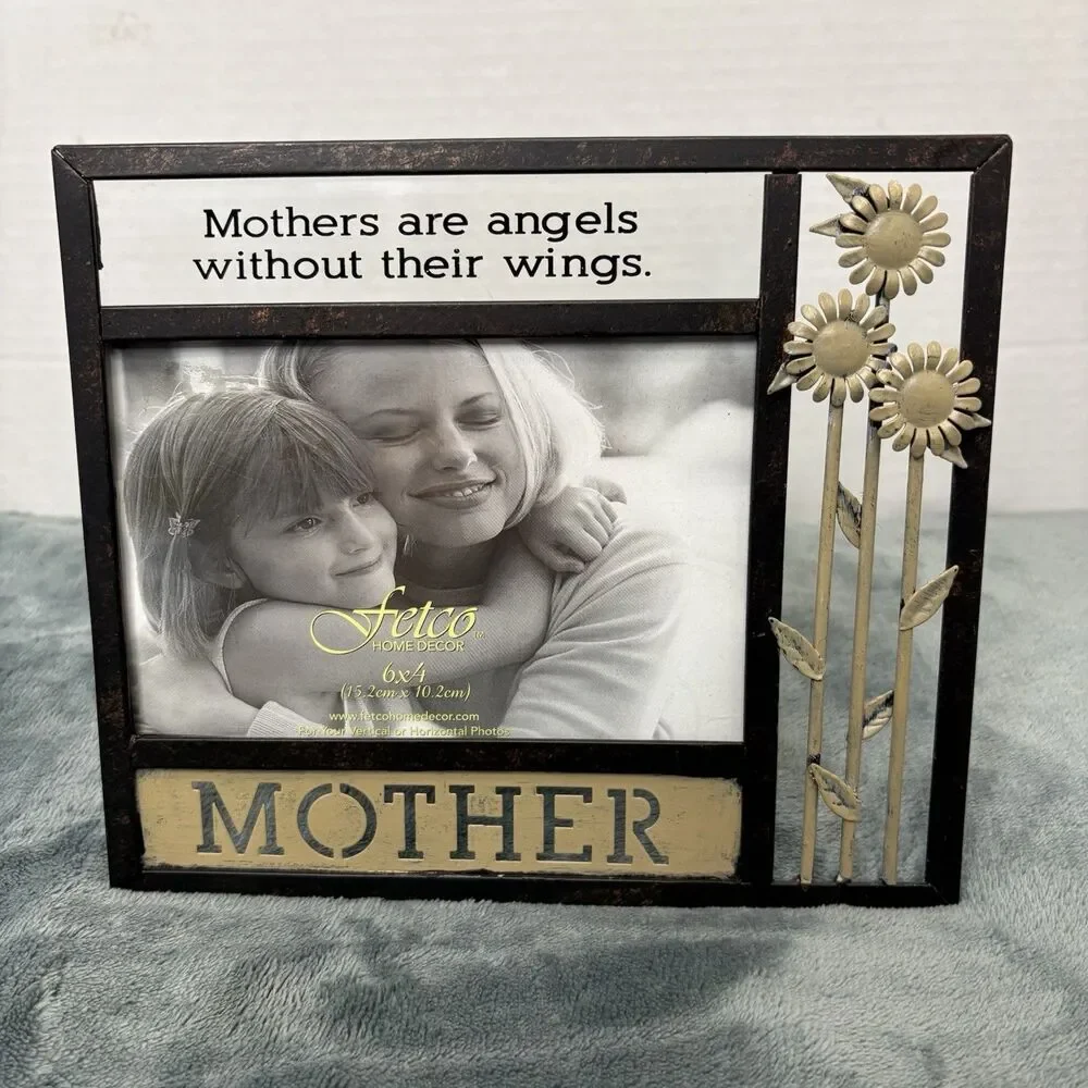 Fetco “Mothers Are Angels Without Their Wings” 4x6 Photo Frame